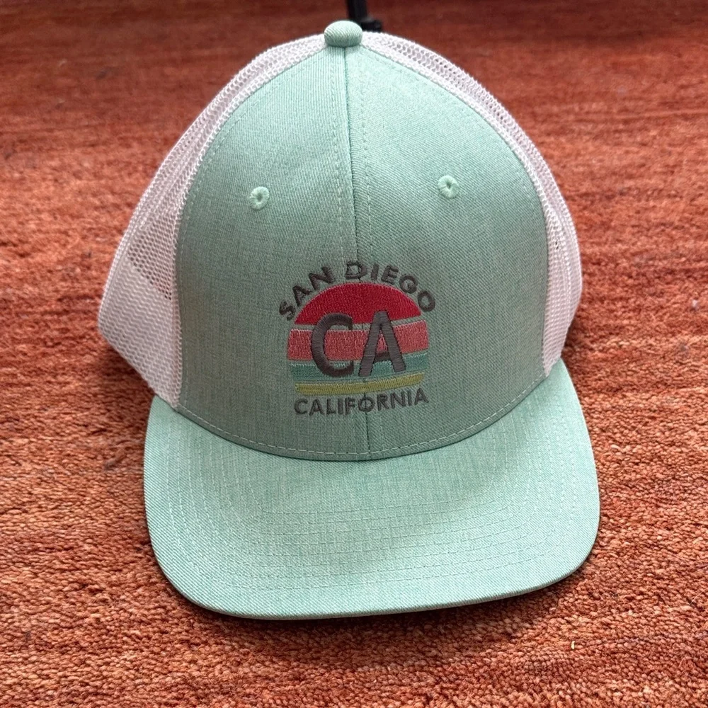 Mint Green San Diego Trucker Hat